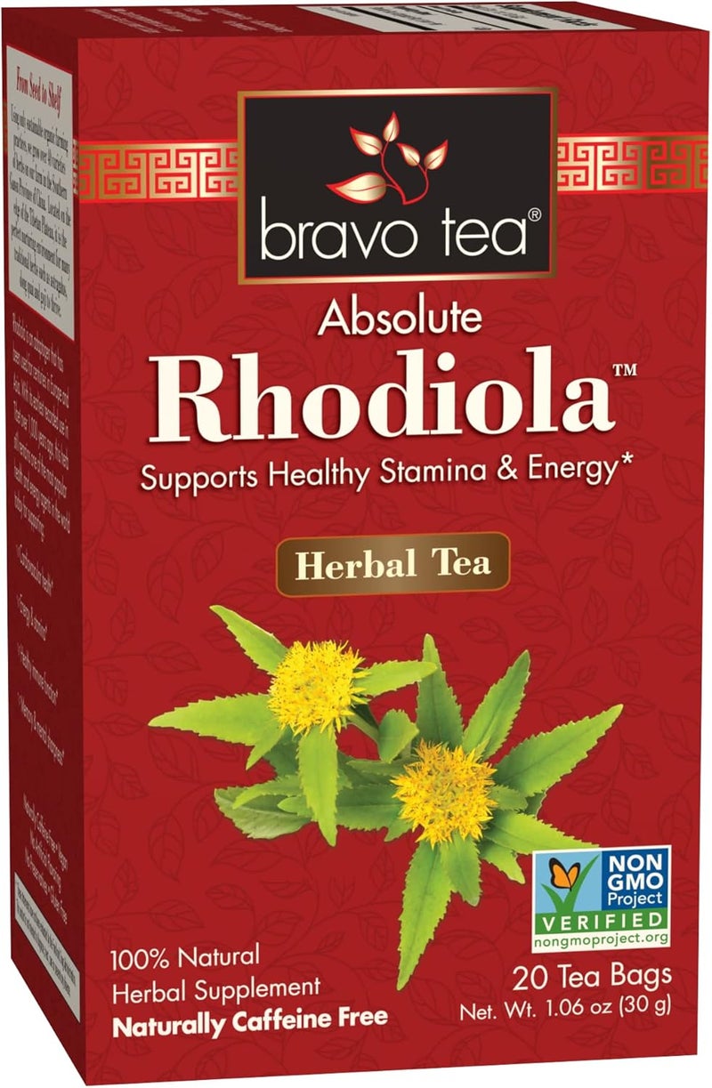 Bravo Teas Rhodiola Herbal Tea - Caffeine Free - Image 1